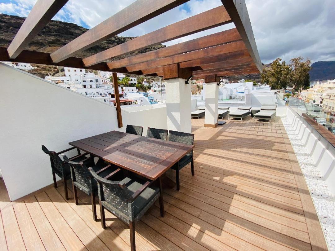 The Penthouse Puerto De Mogan Apartment Bagian luar foto