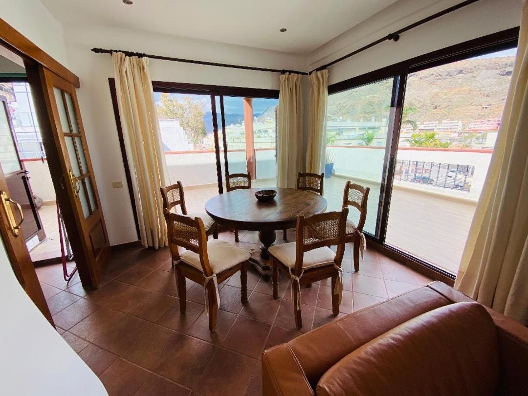 The Penthouse Puerto De Mogan Apartment Bagian luar foto