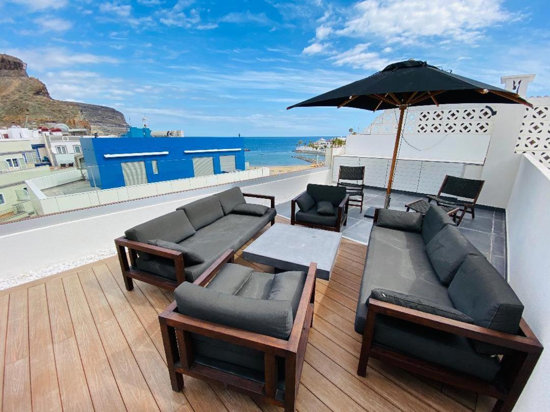 The Penthouse Puerto De Mogan Apartment Bagian luar foto